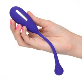 Фиолетовый шарик с электростимуляцией и вибрацией Intimate E-Stimulator Remote Kegel Exerciser