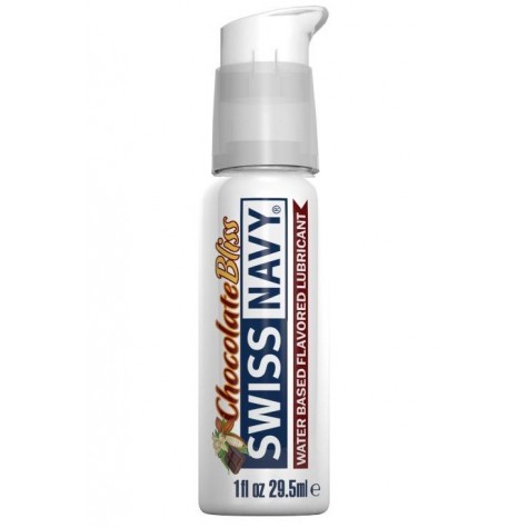 Лубрикант с ароматом шоколада Swiss Navy Chocolate Bliss Lube - 29,5 мл.