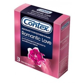 Презервативы с ароматом CONTEX Romantic - 3 шт.