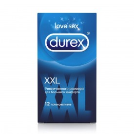 Презервативы увеличенного размера Durex XXL - 12 шт.