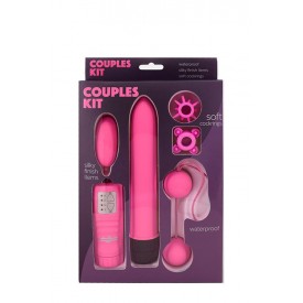 Розовый вибронабор COUPLE KIT