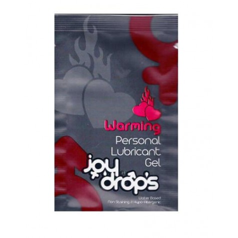 Пробник разогревающей смазки JoyDrops Warming - 3 мл.